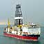 Aerial Photography for Vessel at International Water - Strait of Malacca Malaysia