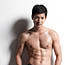 studio male model shoot